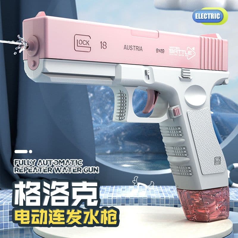 image-Electric Water Gun - Blue Burst Toy