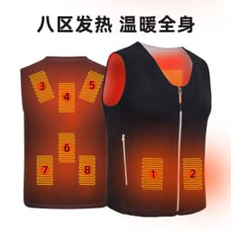 image-Warm Velvet Three-Speed Heating Vest - Men's Polar Fleece, XXXL