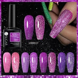 image-Fluorescent Reflective Manicure Gel - UR 2022 Phototherapy Jelly 7.5ml
