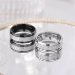 image-Personality Trend Titanium Steel Rime Ring for Women & Men - Hot Jewelry