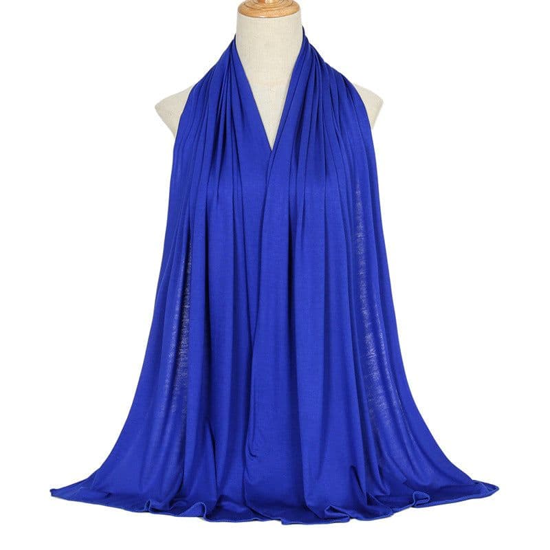image-Modal Cotton Scarf - Long Soft Casual Solid Color