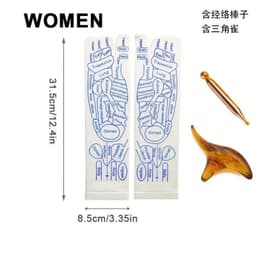 image-Cross-border Warp socks English acupuncture point socks meridian socks Chinese heritage massage socks spot