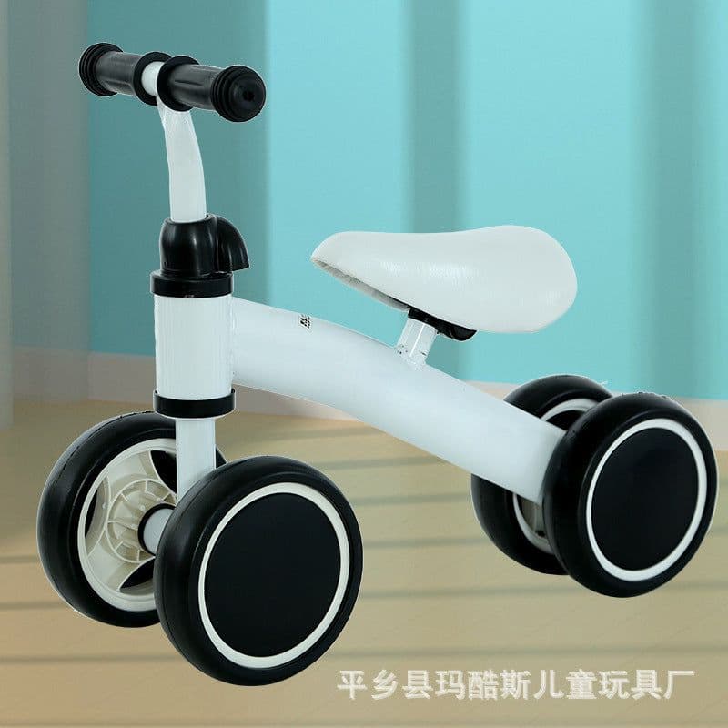image-Children's Balance Car Walker - 1-3 Years Pedal-Free Scooter - Red/Blue/Pink/White