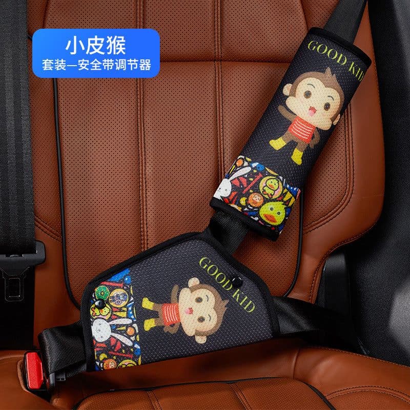 image-Child Seat Belt Safety Cover - Simple Protective Car Seat Belt Shoulder Fixer