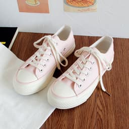 image-Triple vulcanization 1970s classic re-engraved low-cut color canvas shoes female students Korean version 2023 spring board shoes