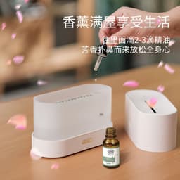 image-New Flame Aroma Diffuser Flame Effect Home Office Humidifier