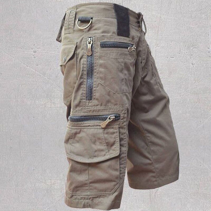 image-Cross-border Cropped Pants Men's Straight Summer 5XL Light Green