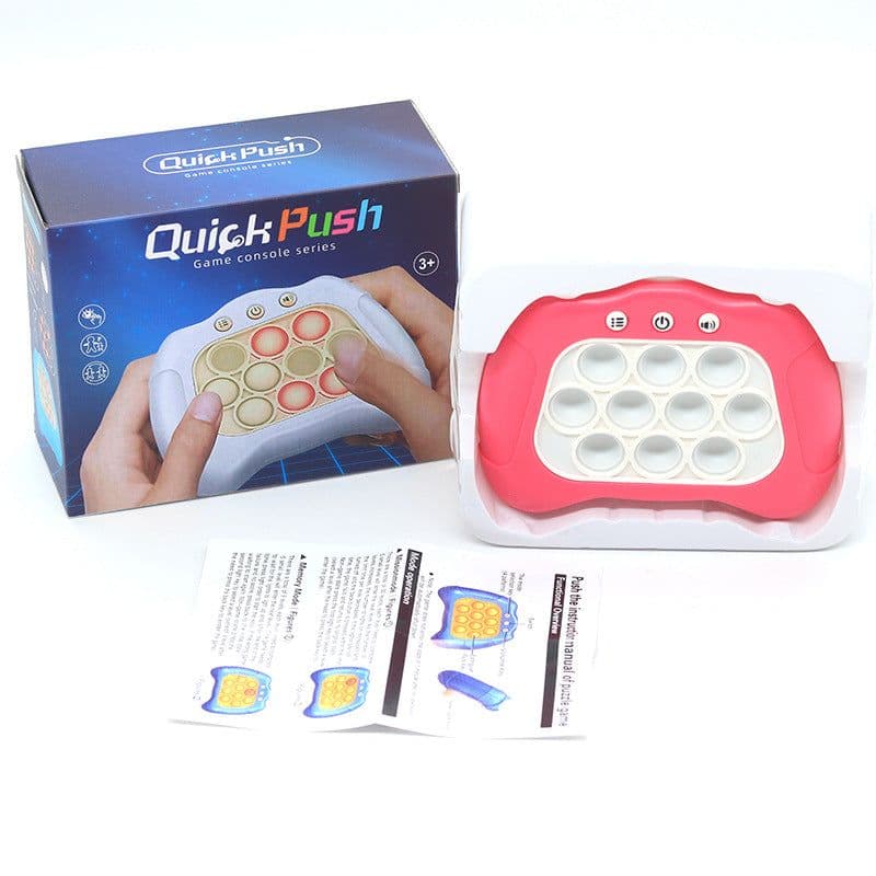image-Speed Push Game - Pink Hamster Whack Toy