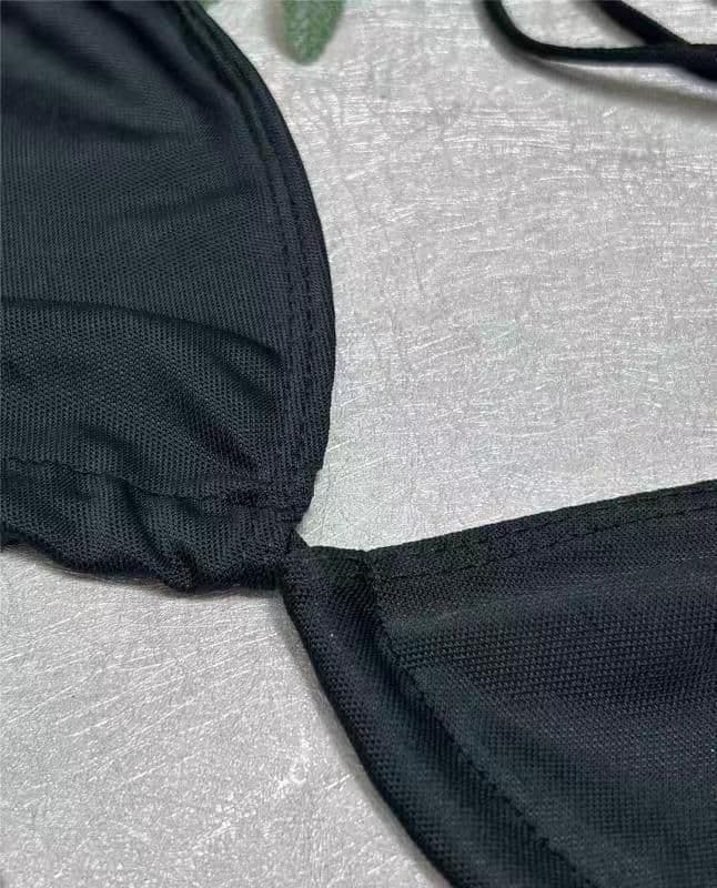 image-Women's Strappy Bikini Swimsuit - Spandex