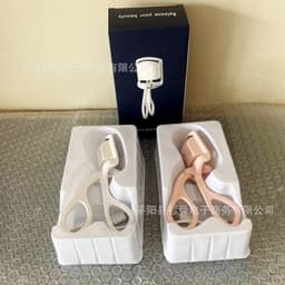 image-Electric Eyelash Curler Rechargeable Heated - Pink