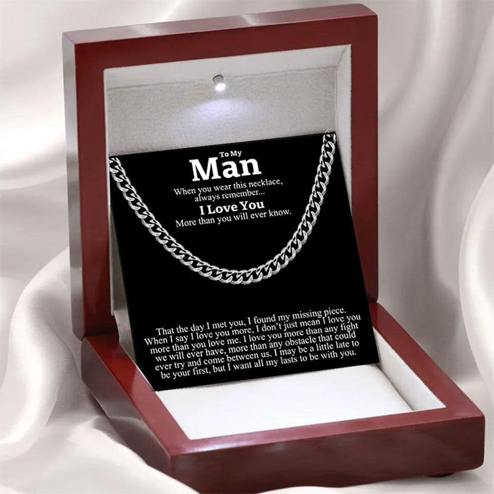 image-Cuban Link Copper Necklace - Women's Cross Chain