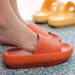 image-EVA Slippers - White 3.2CM Thick Sole