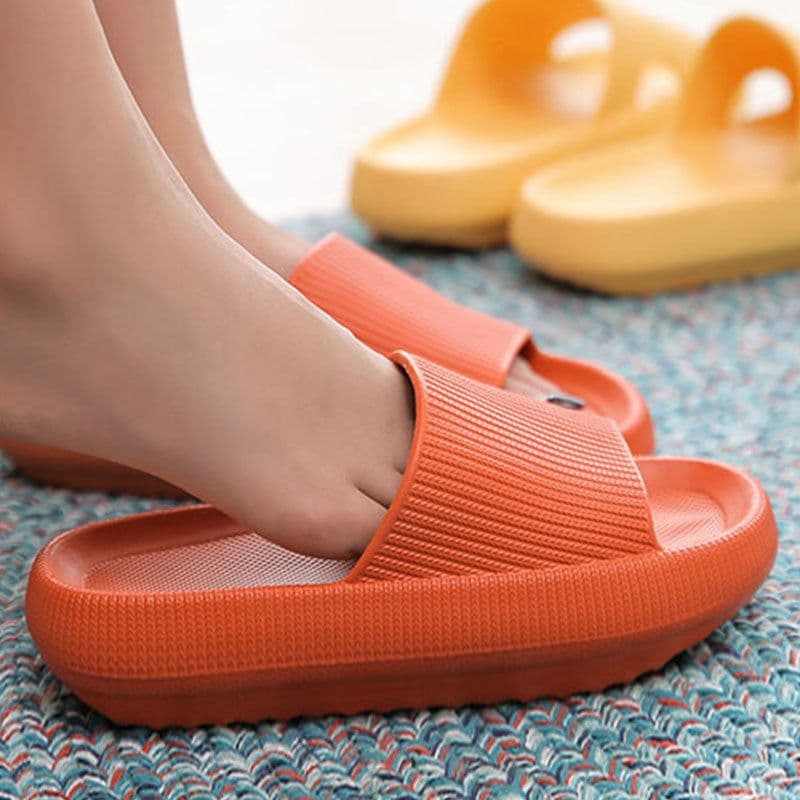 image-EVA Slippers - White 3.2CM Thick Sole