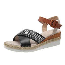 image-Women's Sandals Size 42 White Buckle Casual
