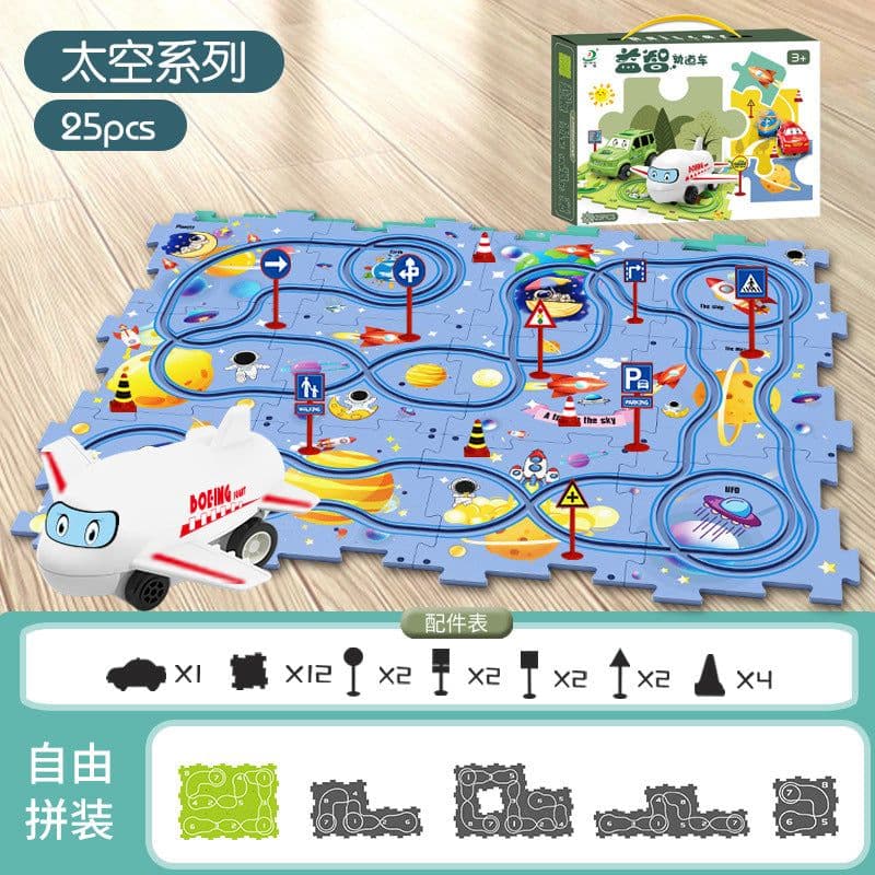 image-Di Paypal Electric Track Puzzle Car Toy