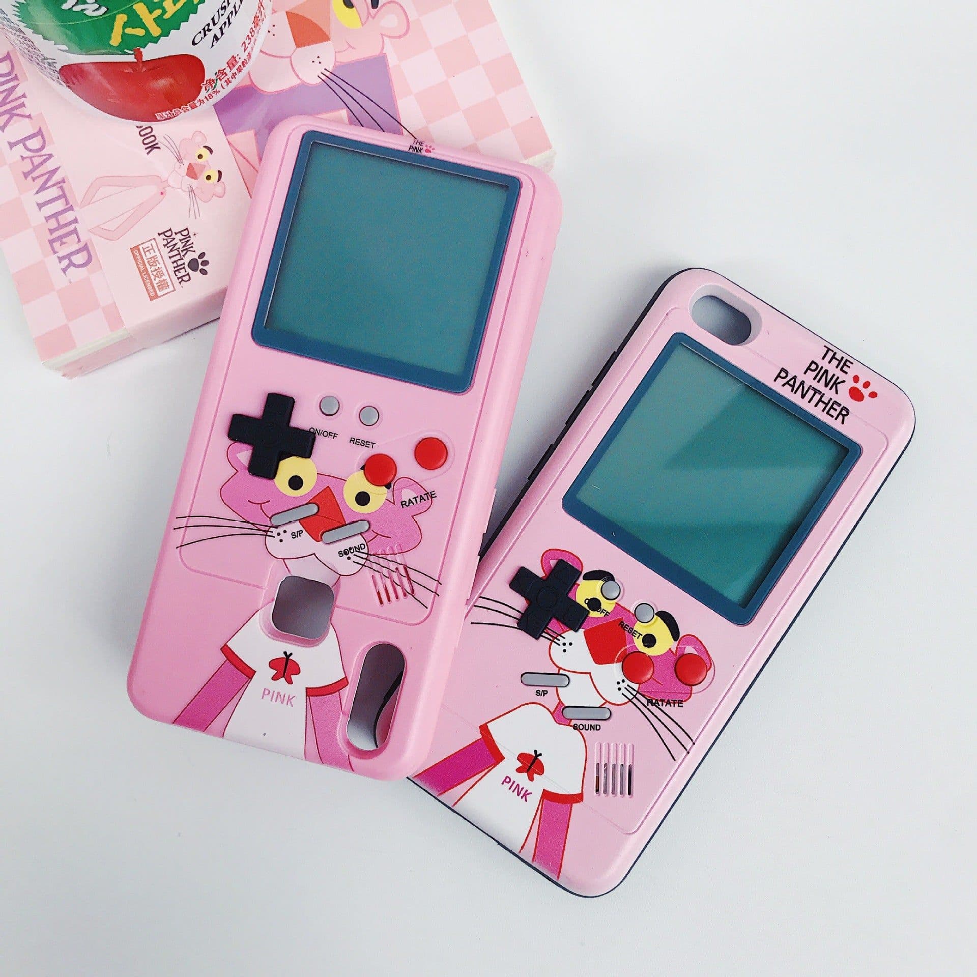 image-Tetris black and white screen Apple 13/12 suitable for iPhone 14promax game console mobile phone case xs/8p