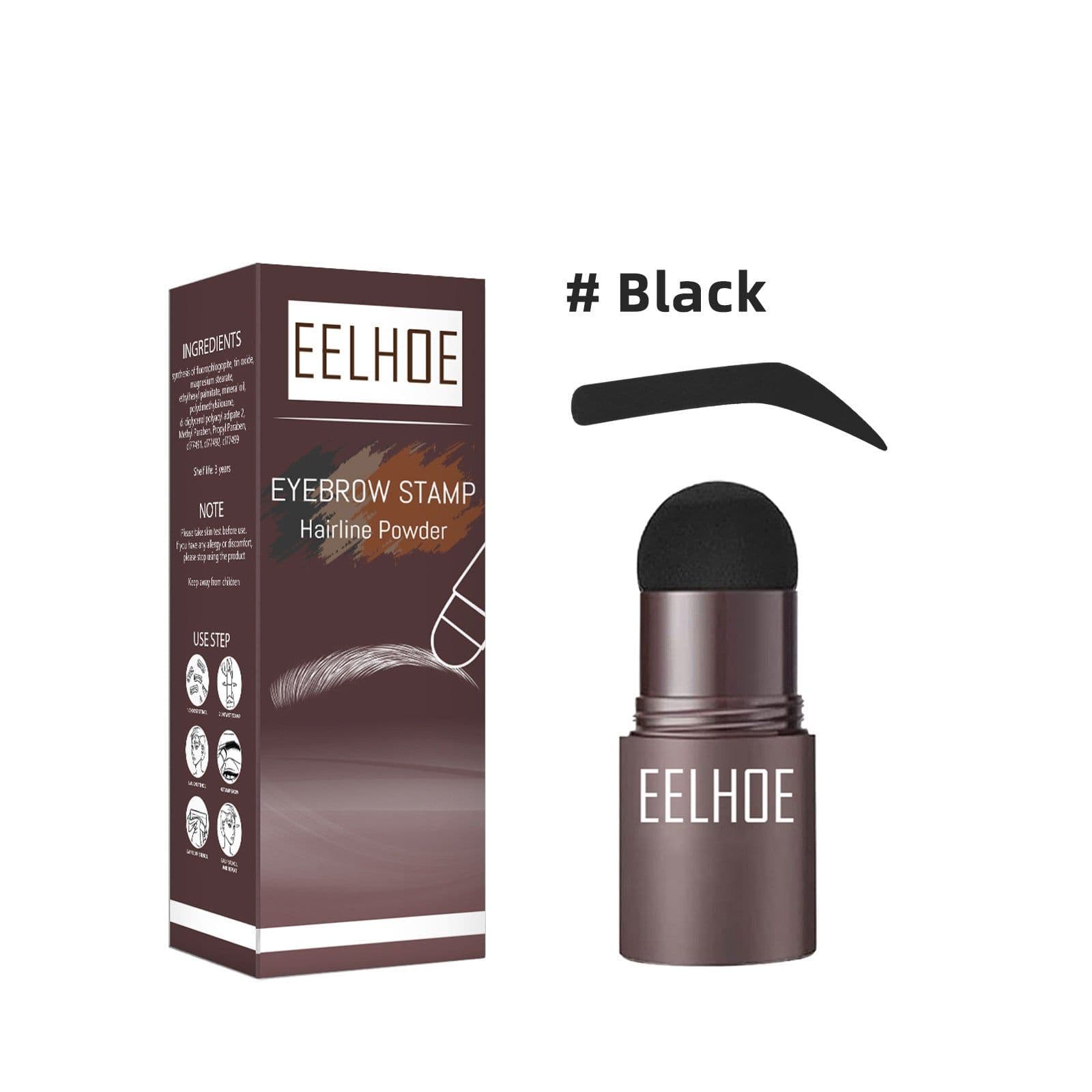 image-EELHOE Eyebrow Powder Kit Multicolor Waterproof Sweatproof