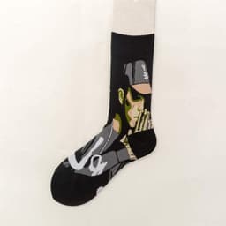 image-Cotton Socks Men's Mid-Tube Casual - Cityscape