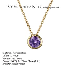image-JUJIE Rhinestone Necklace - Rose Gold Geometric