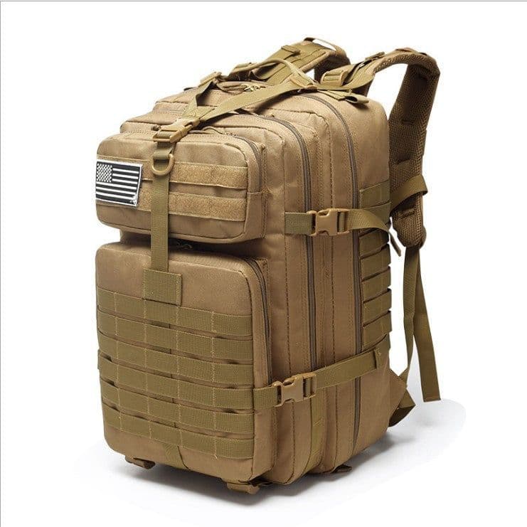 image-Okali 36-55L Tactical Backpack - MOLLE Expandable, Camping, Hiking, Oxford Cloth
