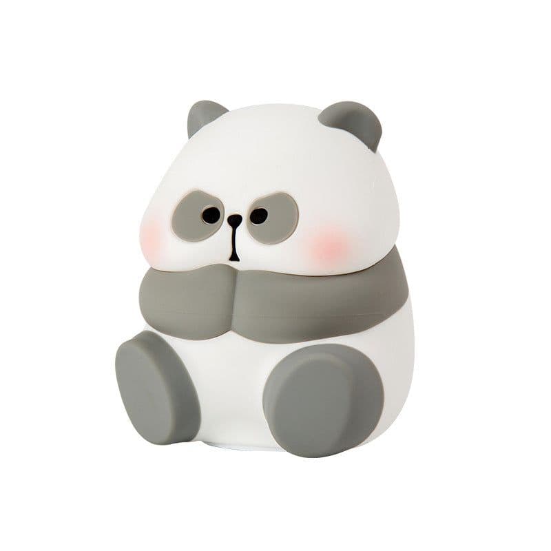 image-Teacher Rake Paipai Lamp Internet celebrity giant panda night light silicone lamp night light creative gift to heal, cute and relieve stress