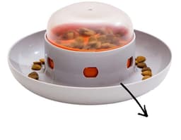 image-Dog Slow Feeder - Automatic Pet Food Dispenser