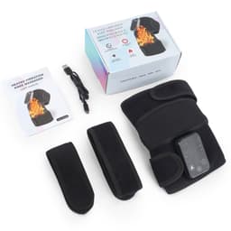 image-Factory new heating knee pad usb rechargeable electric heating heating vibration massage shoulder pad leg universal protective gear