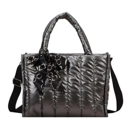 image-Cotton Tote Bag Women Camouflage Chain Shoulder Strap