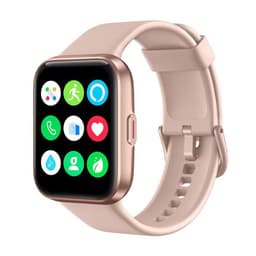 image-Wu ID208 Smart Bracelet - Pink 1.8" TFT Heart Rate, Oxygen, Alexa Voice, Multi-Sport