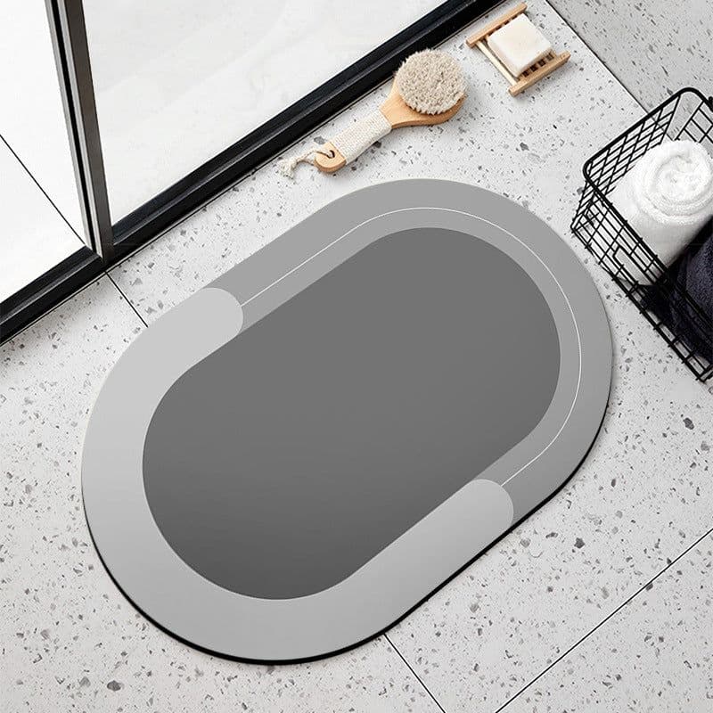 image-Bathroom Absorbent Velvet Mat - Quick-Drying - 4'x8'
