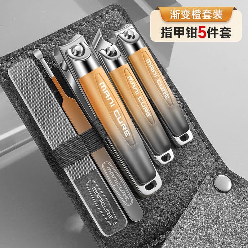 image-New Stainless Steel Nail Clippers Set - Manicure Pedicure