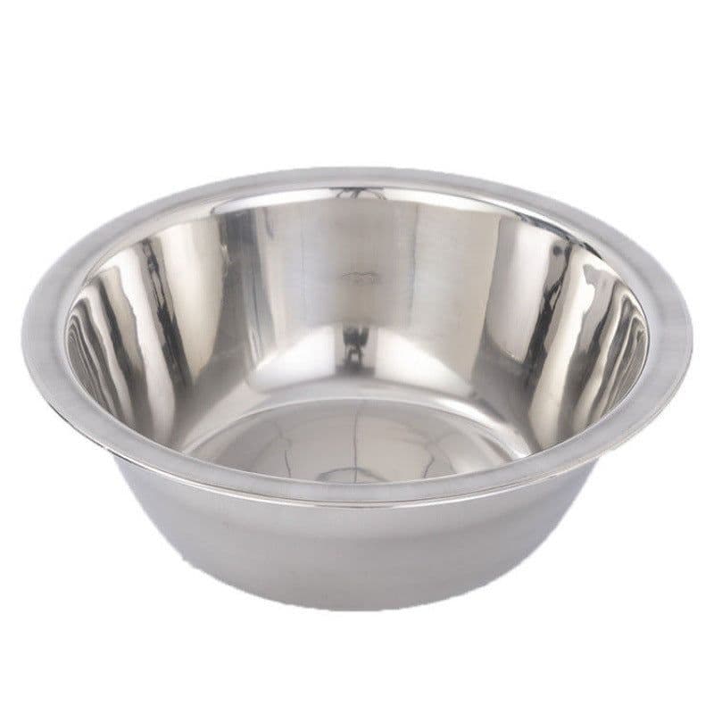 image-Large Capacity Stainless Steel Dog Bowl with Neck Guard