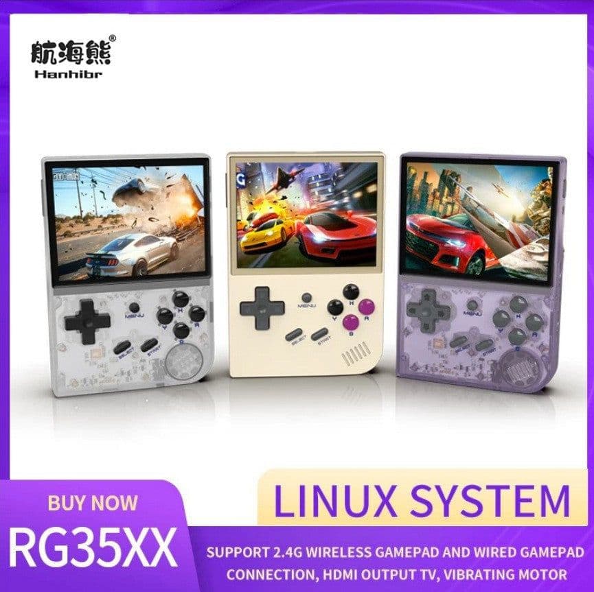image-RG35XX Handheld Retro Gaming Console - GBA PS1 Arcade