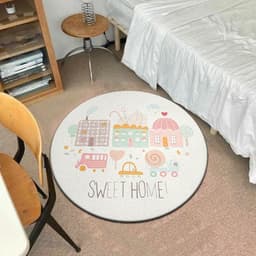 image-In stock Gradient deformed imitation cashmere living room carpet home bedroom full splicing carpet cat internet celebrity cushion