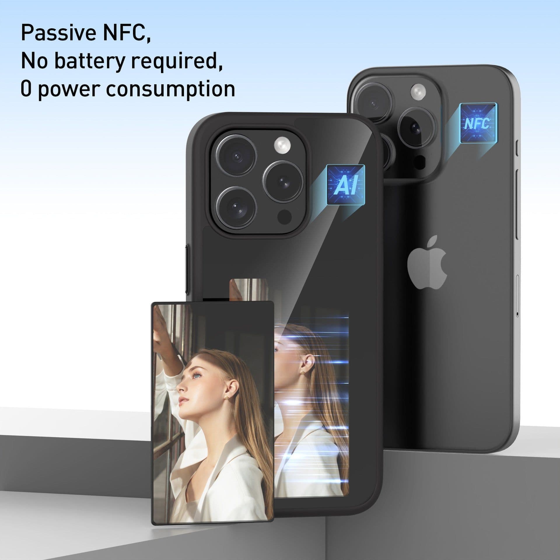image-Suitable for Apple 15 mobile phone case anti-drop 15pro new ink screen iphone15promax mobile phone protective case