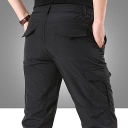 image-105 summer quick-drying trousers men's sports outdoor mountaineering trousers waterproof large size lightweight quick-drying trousers loose group
