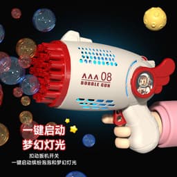 image-Sunflower Bubble Machine - 23 Hole Automatic Green