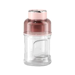 image-Portable Electric Mini Juicer 330ml 6-Blade USB Rechargeable