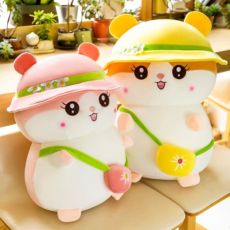 image-Yellow Hamster Plush Toy