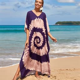 image-LH621 European and American beach blouse cotton skirt