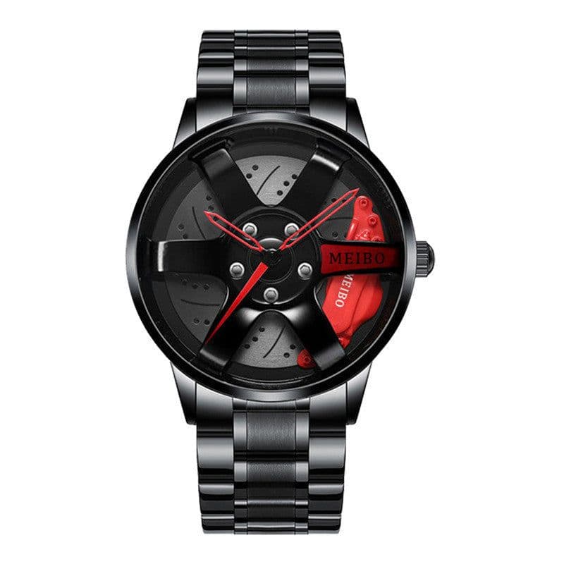 image-Men's Sports Watch - Racing Design 41mm