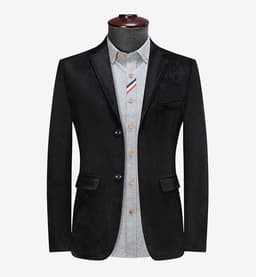 image-Overlord Casual Suit 6XL Black Slim Fit