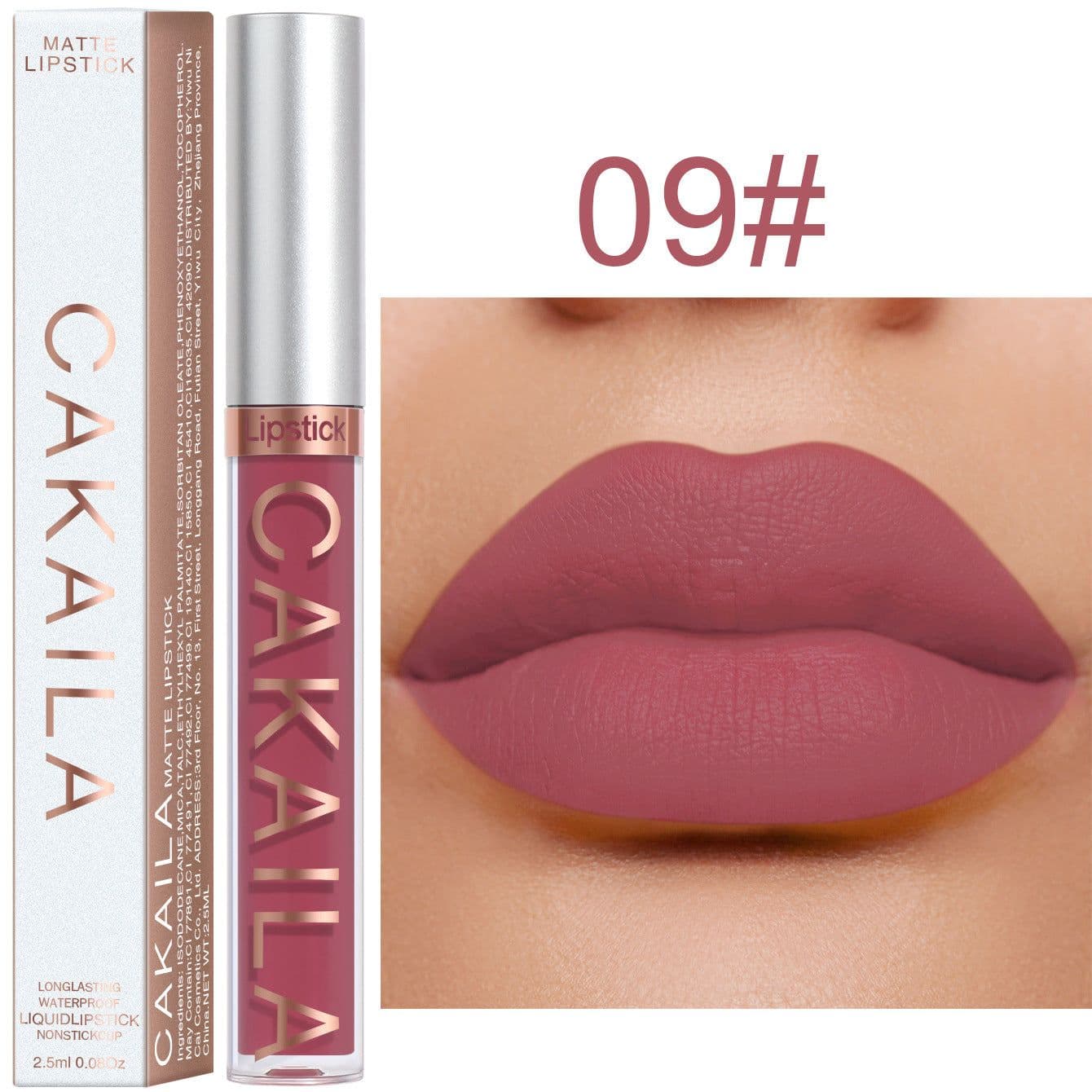 image-CAKAILA 18-Color Waterproof Lip Gloss