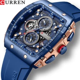 image-Curren 8442 Men's Quartz Watch Black