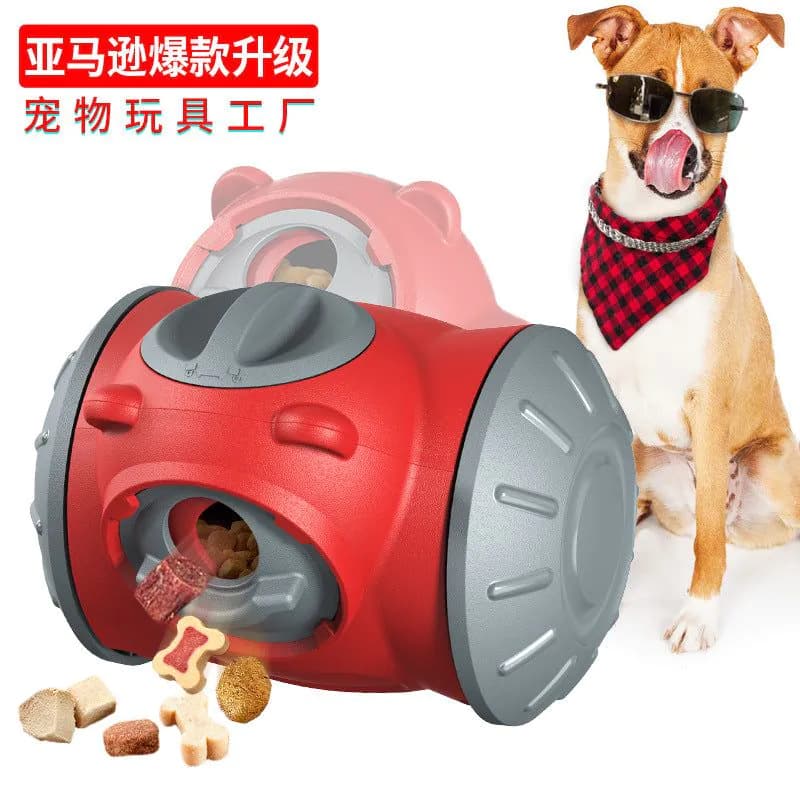 image-FIGHTINGDOG Puzzle Dog Toy Slow Feeder Blue