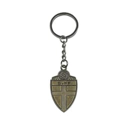 image-Football Team Logo Keychain - Zinc Alloy Metal