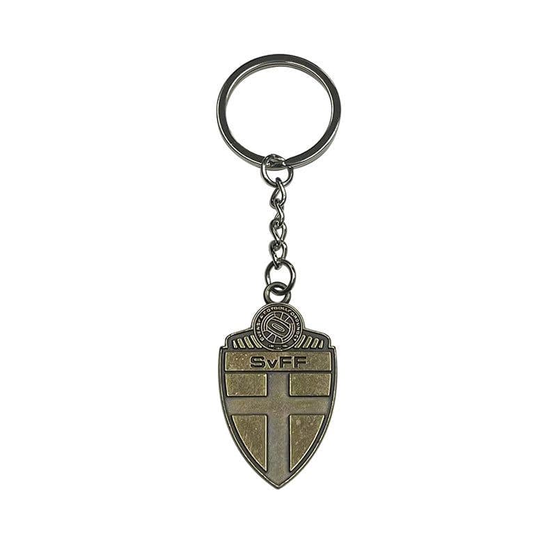 image-Football Team Logo Keychain - Zinc Alloy Metal