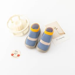 image-Toddler Socks Shoes - Beige Breathable Cotton Low Cut