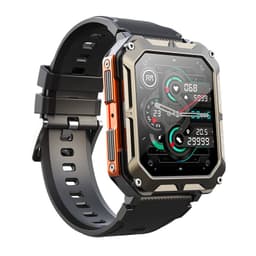 image-C20PRO Bluetooth Smart Watch - Heart Rate Monitor, Sports, Orange