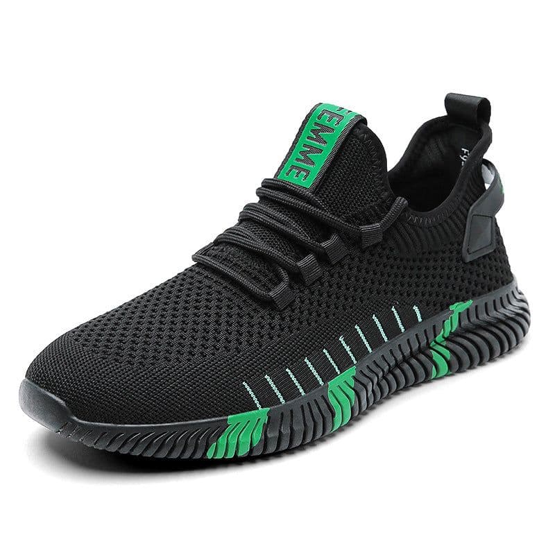 image-Raul Lion Mesh Running Shoes Men - Black Gray